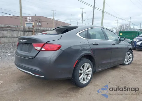 2015 Chrysler 200 Limited z USA, uszkodzony, nr VIN 1C3CCCAB6FN569618